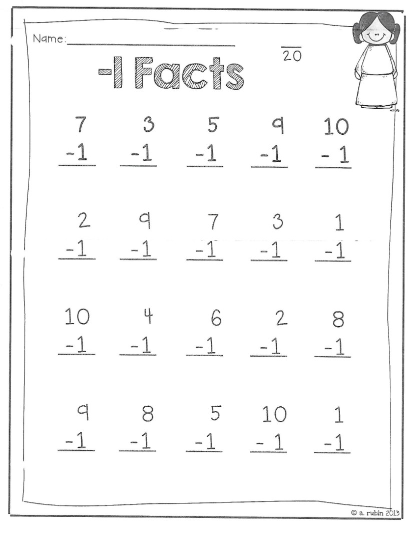 Robin Hill Public School - One Minute Timed Math Fact Pages